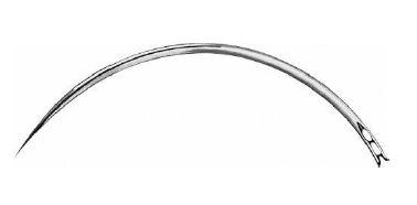 ШОВНА ГОЛКА №B4 КОЛЮЧА 63 mm, Ø 1,30 mm